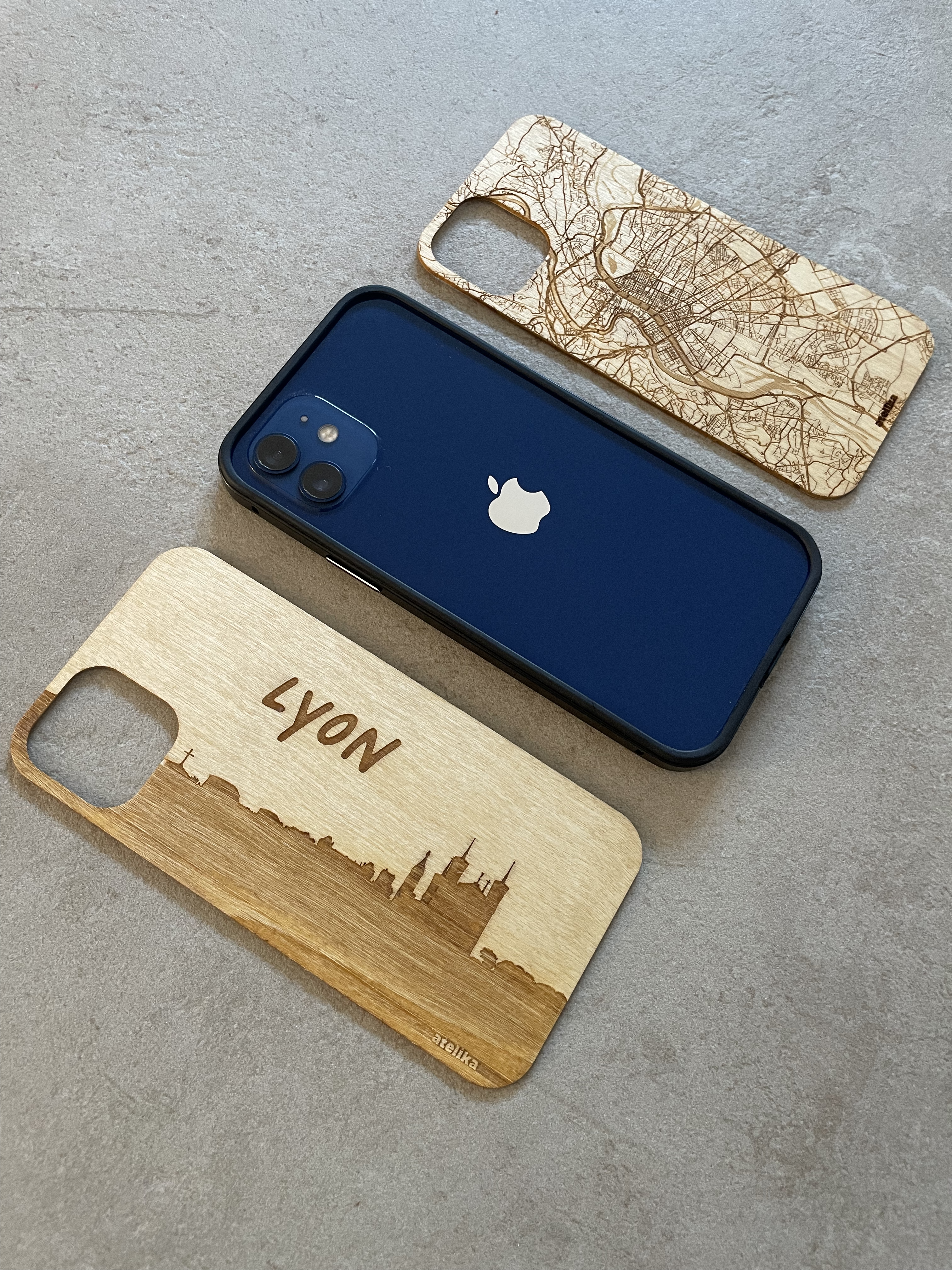 Coque Personnalisée - Coque en bois interchangeable pour iPhone - WoodSwap