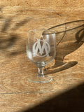 Verre à Pastis Ballon - L'OM - Gravure Laser