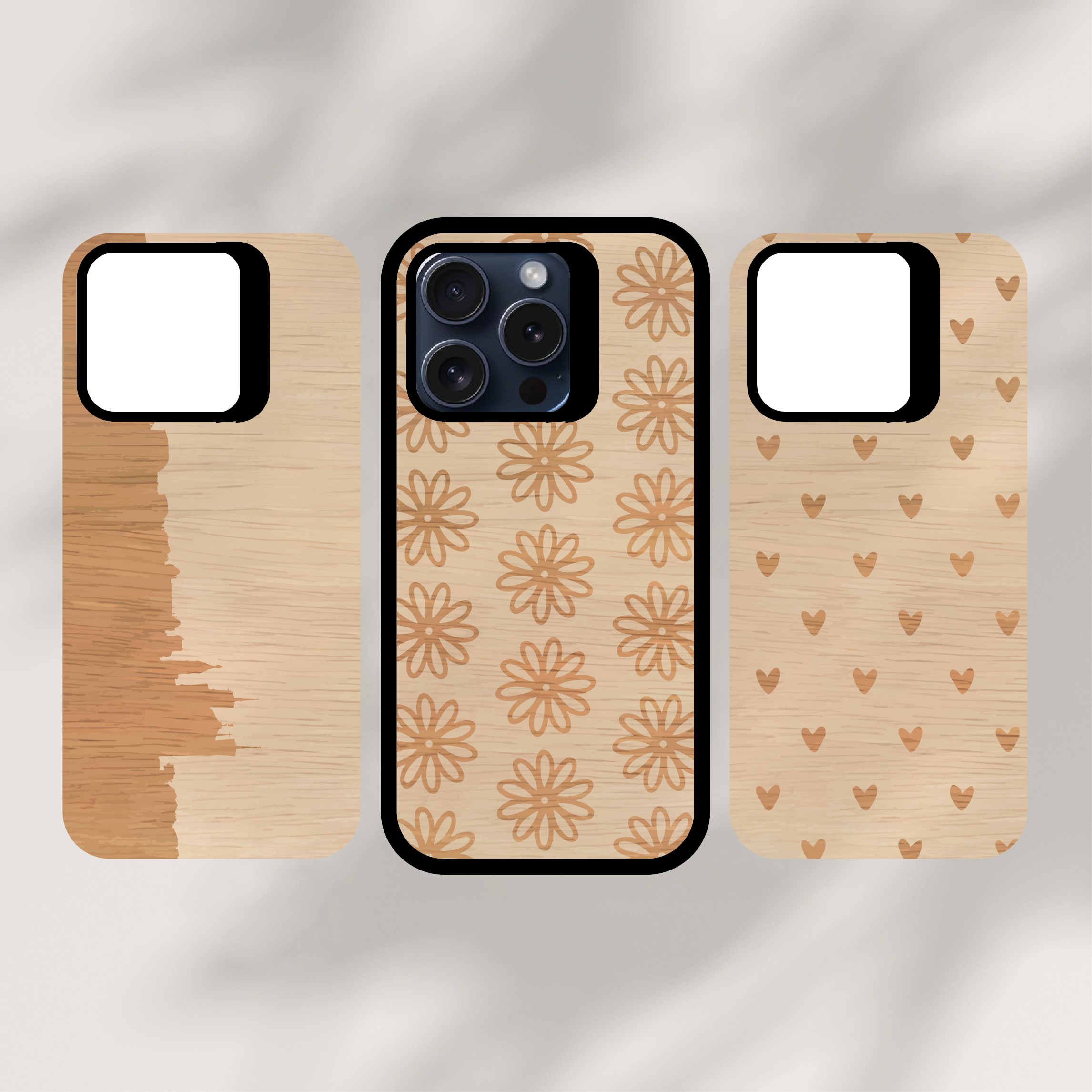 Coque Personnalisée - Coque en bois interchangeable pour iPhone - WoodSwap
